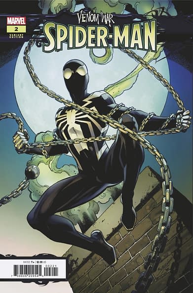アメコミ Spider-Man Battle Talkers Venom Marvel Confirms Venom's Red And Blue Spider-Man Costume In