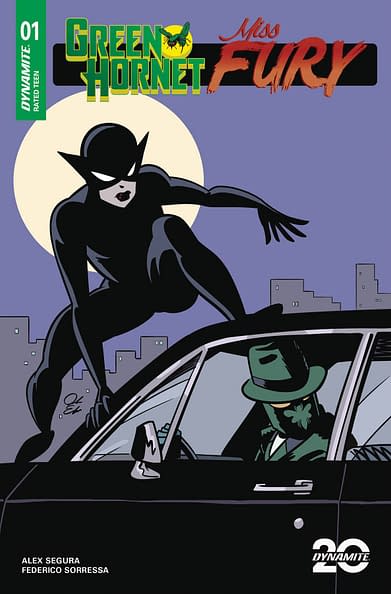 コミック・アニメ AMOSTOY GREEN FUZZ SU2CV w/FRITE GUNNER Green Hornet/Miss Fury #2 Preview: Mask Murders and Misty Pasts