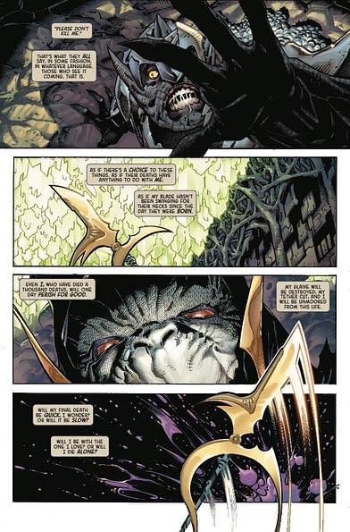 Corvus Glaive Battles Self Esteem Issues in Next Week's Black Order #1
