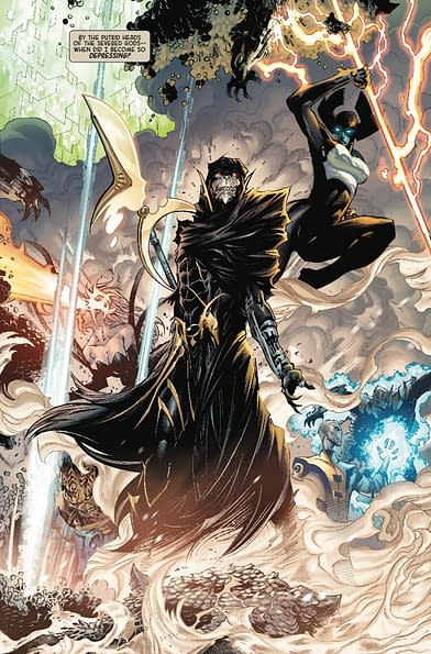 Corvus Glaive Battles Self Esteem Issues in Next Week's Black Order #1
