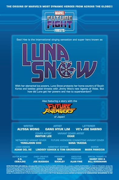 Marvel's K-Pop Super Hero Luna Snow's 'Fly Away' Digital Release Now  Available