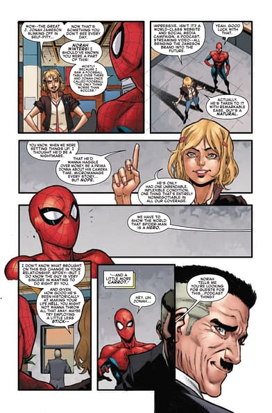 Why is Corrupt, Elitist Spider-Man Such a Jerk to J. Jonah Jameson? Amazing  Spider-Man #39 [Preview]