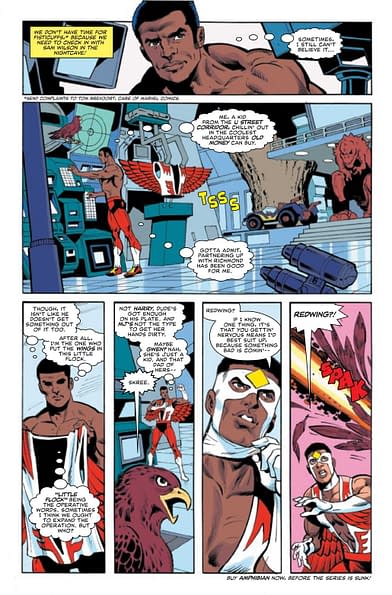 In Heroes Reborn Marvel Double Action #1 The Falcon WILL DIE