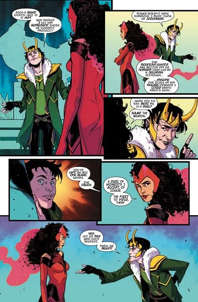 Spoiler Alert: Loki and Scarlet Witch Are A Thing!