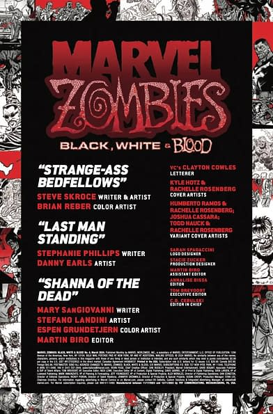 Marvel Zombies: Black, White, and Blood #4 Preview: Icy Last