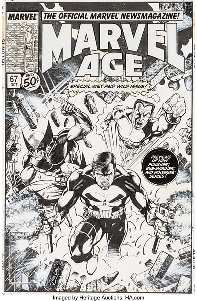 Jim Lee's X-Men, WildCATS and Punisher Original Artwork at Auction