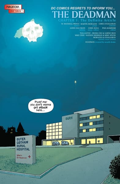 The Deadman #1 Preview: Dead Man Working