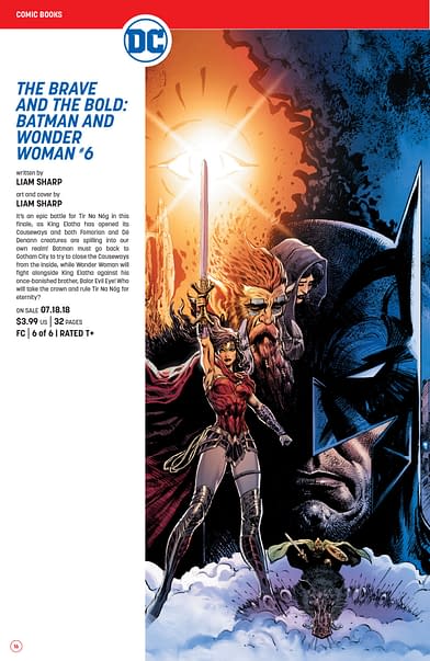 The Full DC Comics Catalogue for July 2018 - Batbells Are Gonna