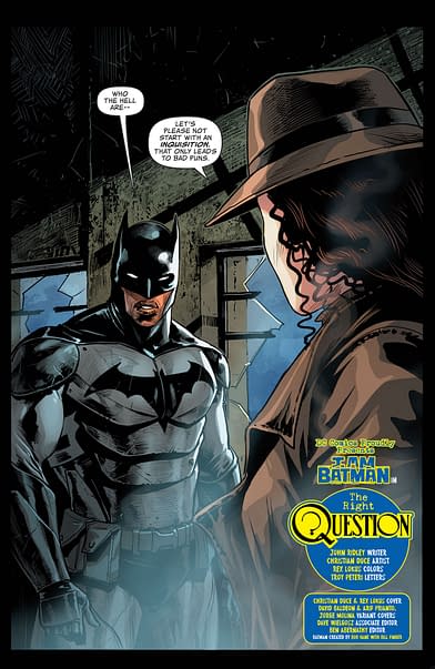I Am Batman #12 Preview: The Other Batman is a Control Freak