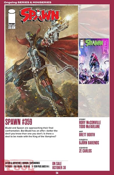 Todd McFarlane's Spawn Solicitations For October 2024