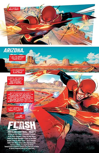 その他 HISTORIC FLASH by SPIDER WEBB Flash #26 Preview: Wally vs. Impulse in a Race Through Time