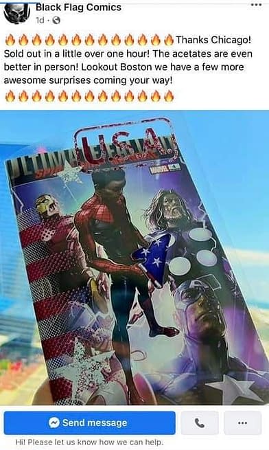 Marvel Did Not Approve Ultimate Fallout #4 Acetate Covers At