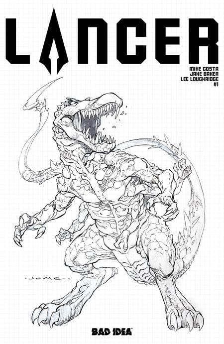 The Paul Pope Cover To Bad Idea's Lancer #1, Just A Photo Of Paul Pope
