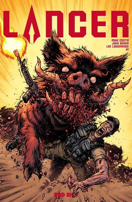 The Paul Pope Cover To Bad Idea's Lancer #1, Just A Photo Of Paul Pope
