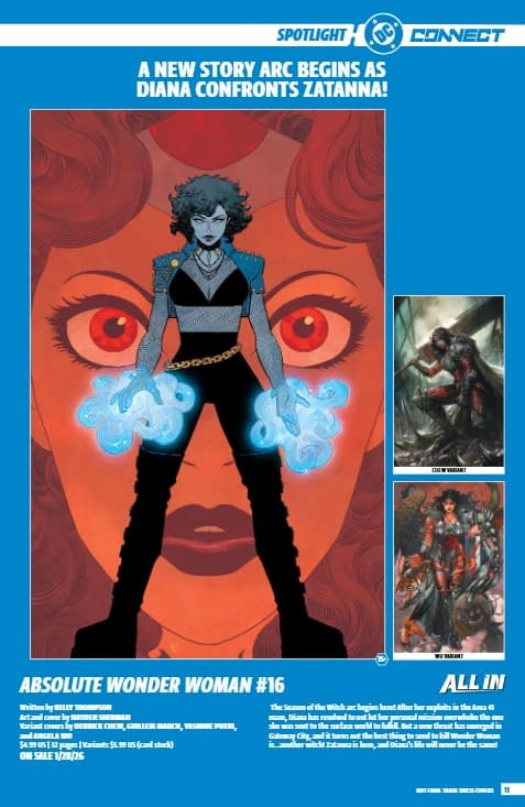 DC Comics January 2026 Full Solicits And Solicitations