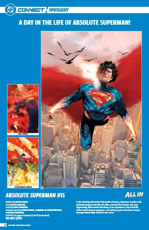 DC Comics January 2026 Full Solicits And Solicitations