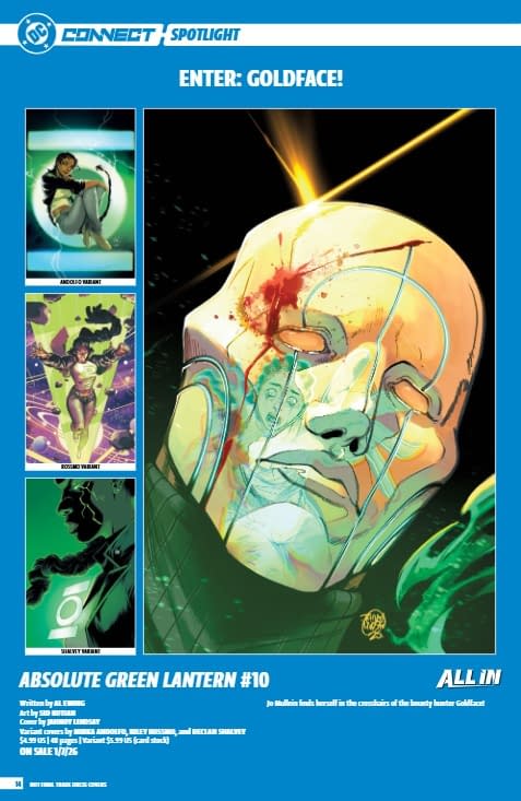 DC Comics January 2026 Full Solicits And Solicitations