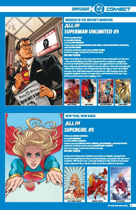 DC Comics January 2026 Full Solicits And Solicitations