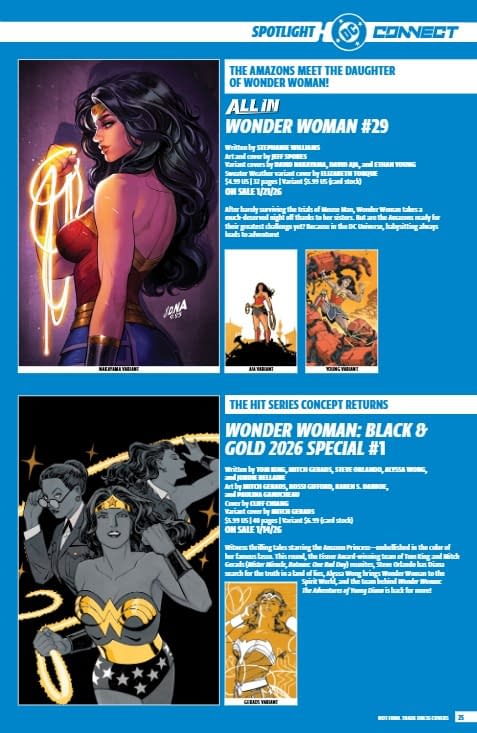 DC Comics January 2026 Full Solicits And Solicitations