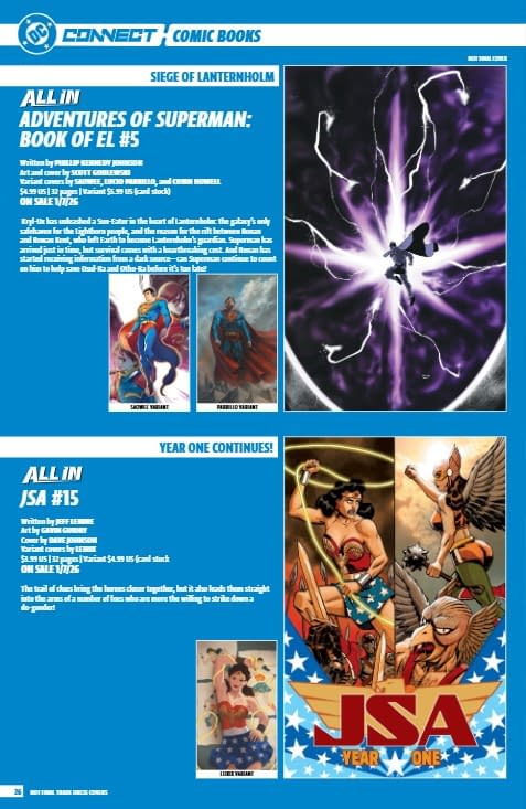 DC Comics January 2026 Full Solicits And Solicitations