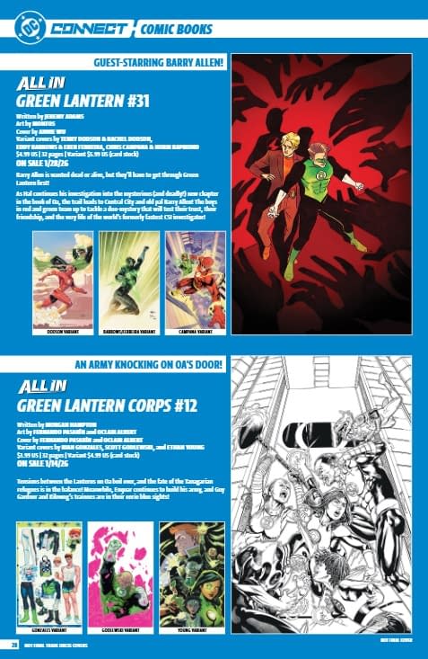 DC Comics January 2026 Full Solicits And Solicitations