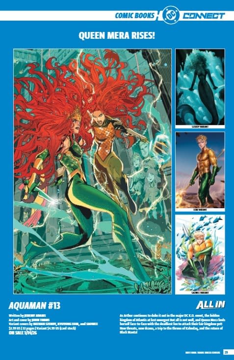 DC Comics January 2026 Full Solicits And Solicitations