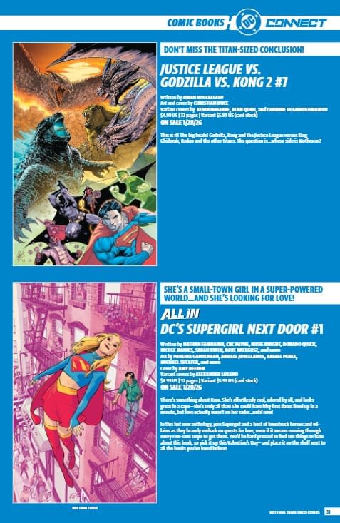 DC Comics January 2026 Full Solicits And Solicitations