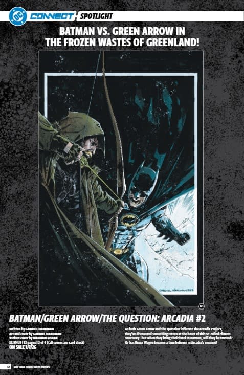 DC Comics January 2026 Full Solicits And Solicitations