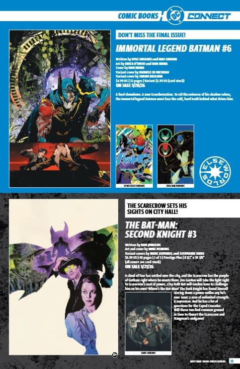 DC Comics January 2026 Full Solicits And Solicitations