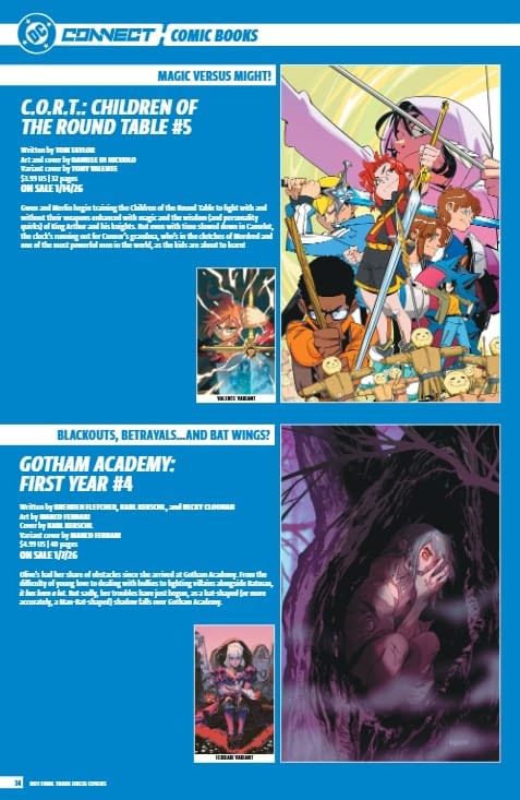 DC Comics January 2026 Full Solicits And Solicitations