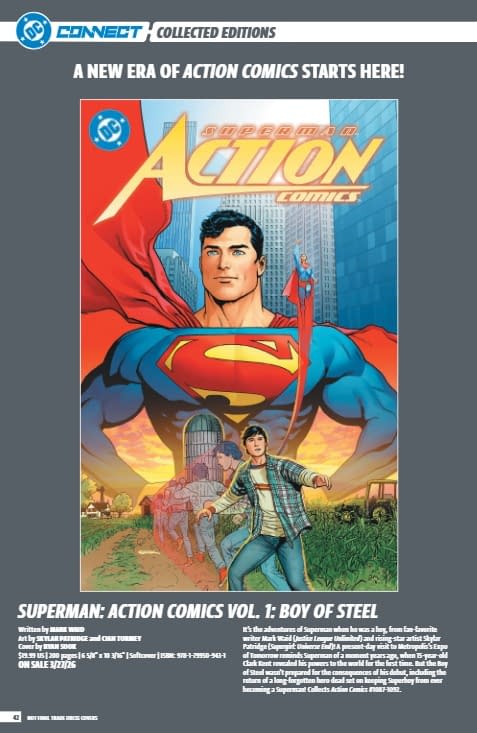 DC Comics January 2026 Full Solicits And Solicitations