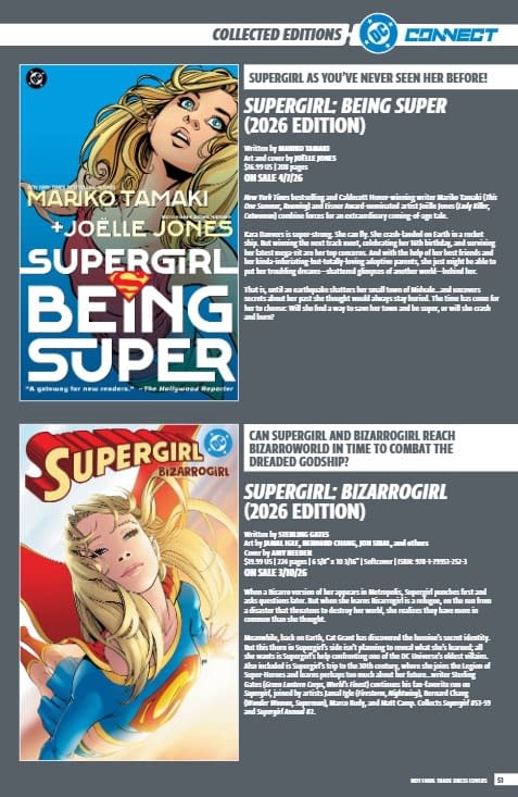 DC Comics January 2026 Full Solicits And Solicitations