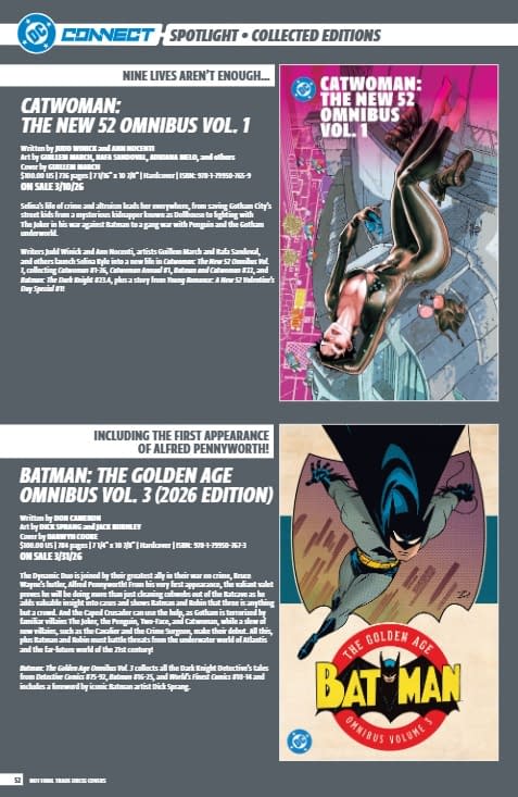 DC Comics January 2026 Full Solicits And Solicitations