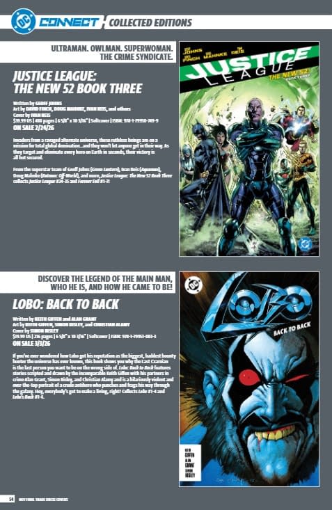 DC Comics January 2026 Full Solicits And Solicitations