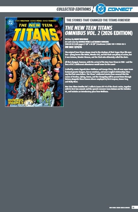 DC Comics January 2026 Full Solicits And Solicitations