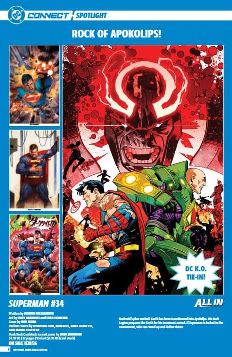 DC Comics January 2026 Full Solicits And Solicitations