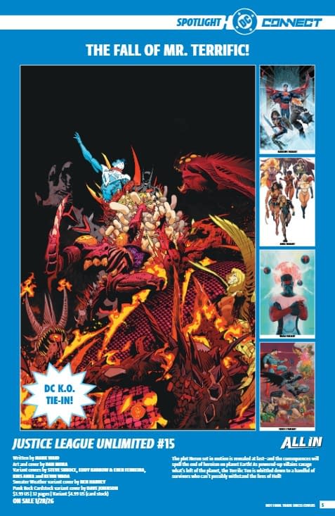 DC Comics January 2026 Full Solicits And Solicitations