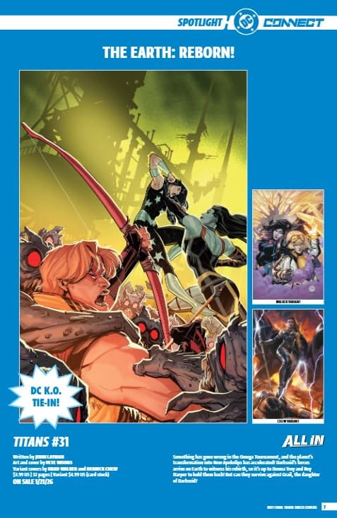 DC Comics January 2026 Full Solicits And Solicitations