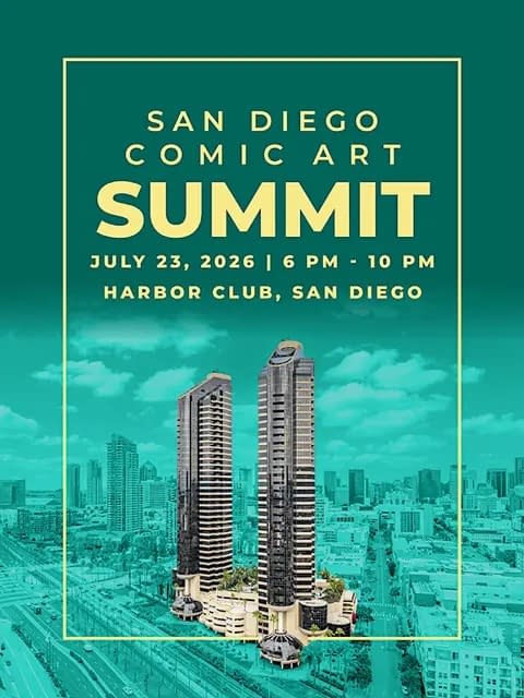 Art Collectors Get A Separate Comic Art Summit For San Diego Comic Con