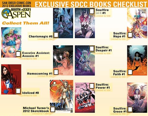 Image, Top Cow And Aspen Exclusives For San Diego Comic Con