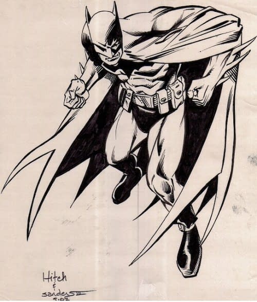 Bryan Hitch Batman sketch