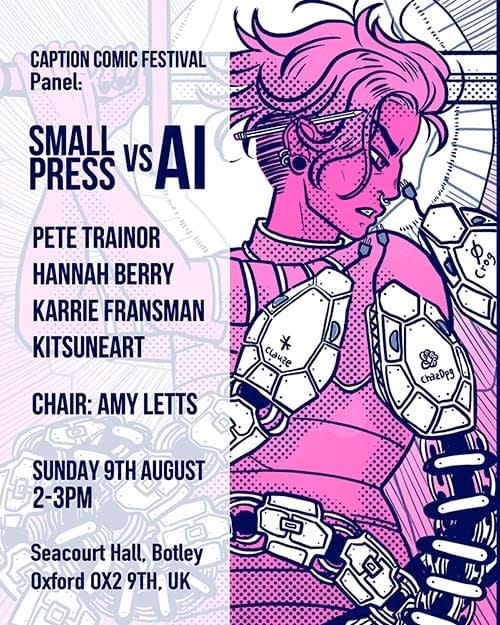 Caption Comics Art Festival In Oxford Tomorrow... And I'm A Guest?