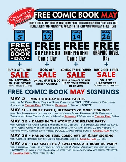 FCBD 2012: Collector's Paradise In California&#8230; And Hastings