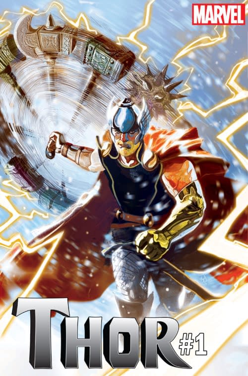Jason Aaron and Mike del Mundo Launch New Thor #1 for Thor Odinson &#8211; and a New Hammer