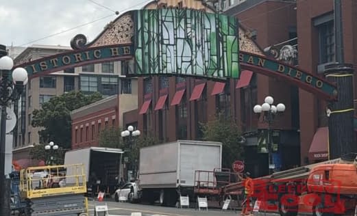 San Diego During Comic-Con Set-Up: Rings Of Power, Silo, Avengers, Etc