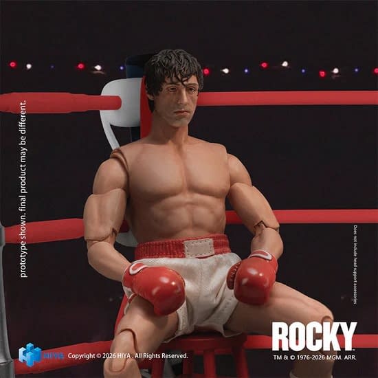 Hiya Toys Steps Into the Ring With Rocky Balboa 1/12 Scale Figure