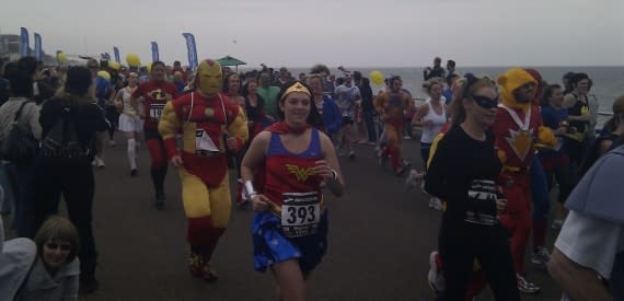 The Brighton Beach Superhero Run Includes Fatboy Slim