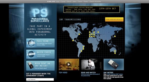 Paranormal 2 Website To Go Live In Five
