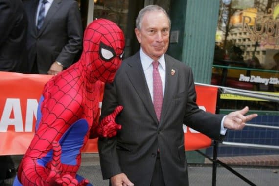 So Spider-Man, Joe Quesada And Mayor Bloomberg Walk Into A Comic Shop