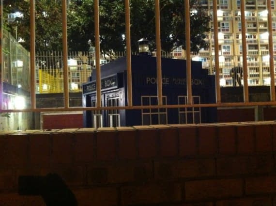Last Night's Doctor Who Set Shots From Bristol